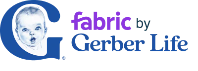 Fabric by Gerber Life logo.